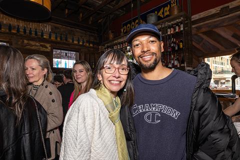 (L-R) Kattie Kotok (BFC) and Solomon Golding (Producer, The Incomer and Extra Geography)